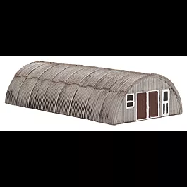 Tom's Quonset Hut (Rusty) - Perma-Scene(TM) -- Assembled