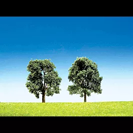 Top Series Trees -- Holm Oaks - 4-3/8"11cm Tall pkg(2)