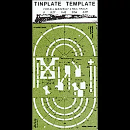 Track Template Kit -- O Tinplate