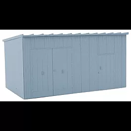 Trackside Equipment Shed, Assembled -- Injection Molded Plastic