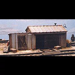 Trackside Shed -- 2 x 4"