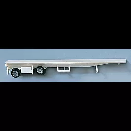 Trailer Only - Spread Axle Flatbed -- Silver