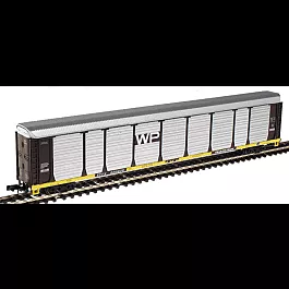 Tri-Level Auto Racks -- Western Pacific (Tuscan Red, large WP lettering)