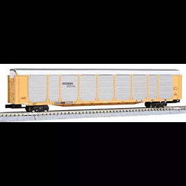 Tri-Level Enclosed Auto Rack - Ready to Run -- Norfolk Southern #906094 (yellow, silver)