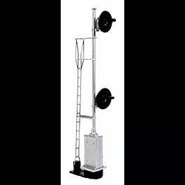 Union Switch & Signal H-2 Searchlight Signal -- Assembled - Dual-Head
