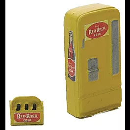 Upright Soda Machine w/Case -- Red Rock Cola