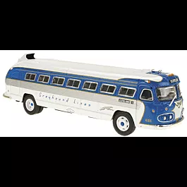 Vintage Bus Lines(TM) Flxible Clipper Bus -- Greyhound Bus Lines - Destination Cleveland