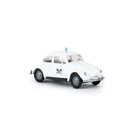Volkswagen Old Beetle - Assembled -- Basel, Switzerland, Police (white, black, German Lettering)