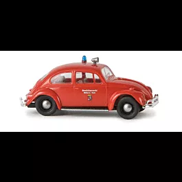 Volkswagen Old Beetle - Assembled -- Mulheim Germany Fire Department (red, German Lettering)