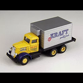 White WC 22 Refrigerated Box Truck - Assembled - Mini-Metals(R) -- Kraft