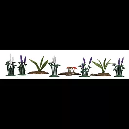 Wild Lupines, Ferns, & Mushrooms - Assembled