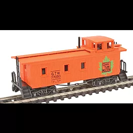 Woodside Caboose w/Trussrod Underframe Assembled -- Grand Trunk Western #77050