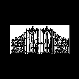Wrought Iron Gate & Panel